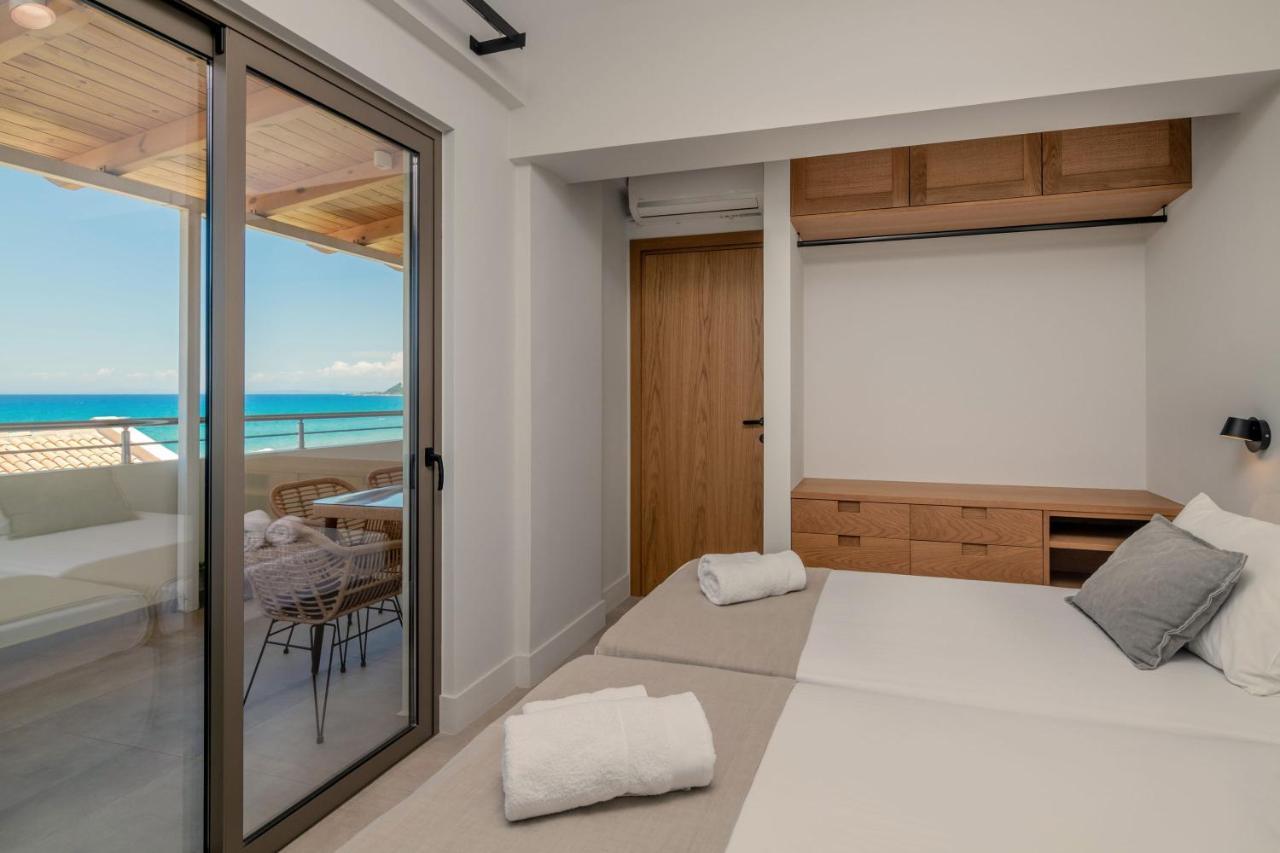 Paradise Elegant Apartments - Perfect Escape On The Beach Alykes  Dış mekan fotoğraf